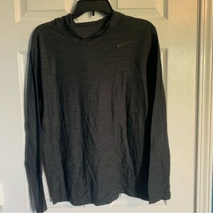 Nike Dri-fit hoodie, size M, athletic wear.